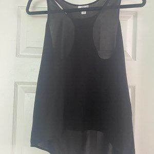 Black sheer tank